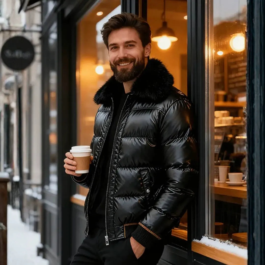 Men’s Insulated Hooded Winter Jacket