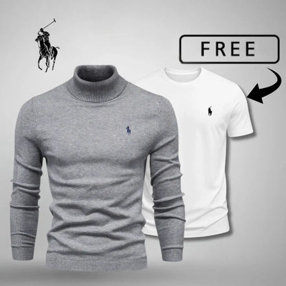 Premium Roll Neck Jumper + FREE T-Shirt 🎁