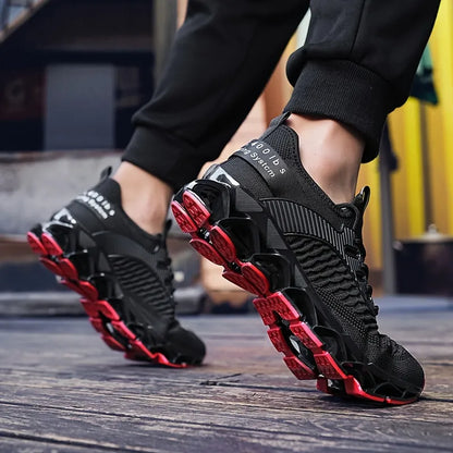 Men’s Breathable Casual Sneakers with Cushioned Sole