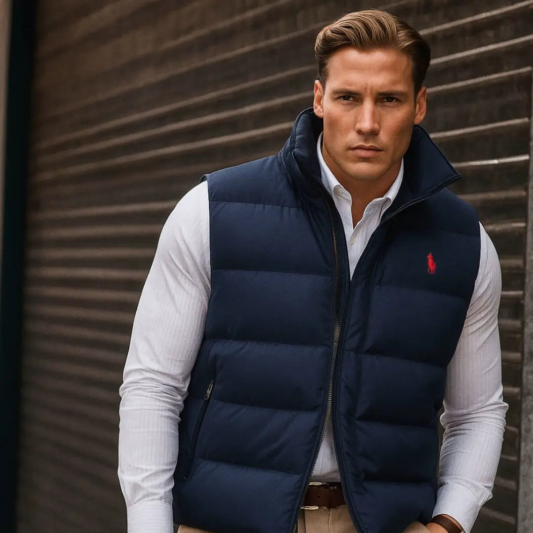 RL™ Essential Puffer Gilet – FREE Classic Tee