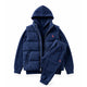 Men’s Heritage Cable-Knit Padded Vest 3-Piece Fleece Tracksuit Set