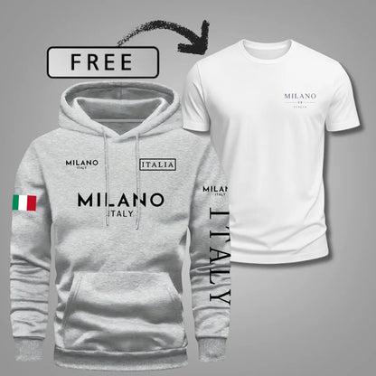 Men’s Milano Comfort Hoodie — Includes Free T-Shirt 🎁